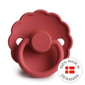 FRIGG Smoczek 0-6m Daisy Kauczuk Scarlet - Rozmiar 1