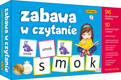 Adamigo Gra edukacyjna Zabawa w czytanie Wiek: 4+