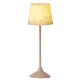 Maileg Świecąca Lampa - Akcesoria dla lalek - Miniature floor lamp - powder