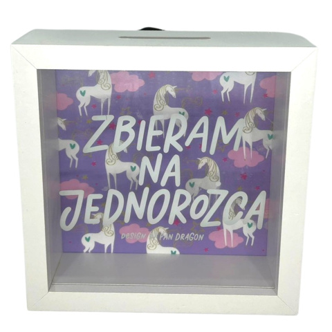Skarbonka Prezent dla dziewczynki Jednorożec Pan Dragon