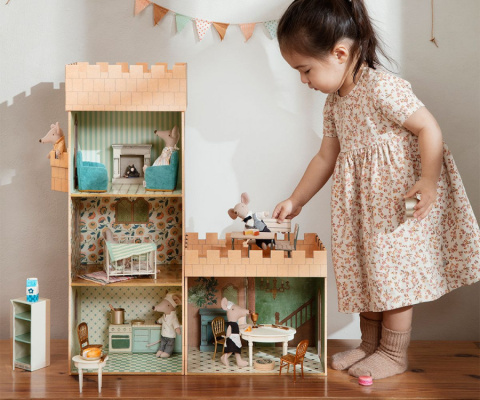 Maileg Lodówka z akcesoriami - Akcesoria dla lalek - Miniature fridge