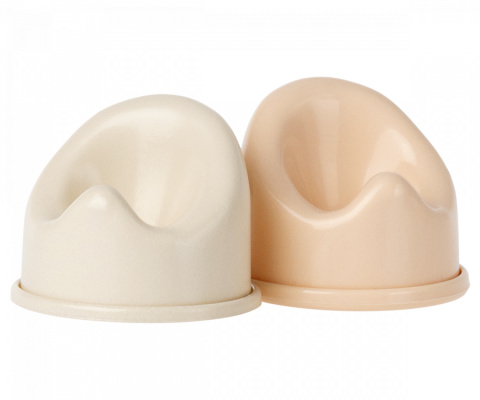 Maileg Nocniczek do domku dla lalek - Potty Off white