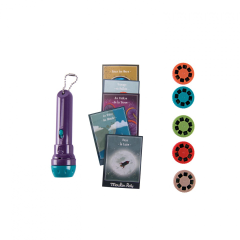 Moulin Roty Opowieści z książki lampka-projektor