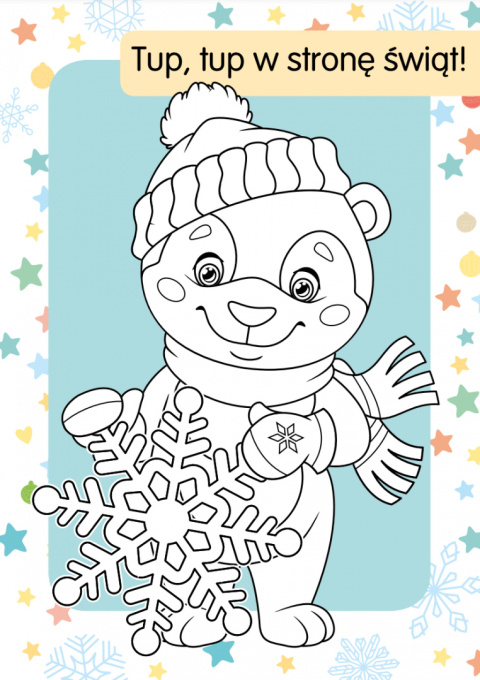 Kolorowanka z tatuażami. Magiczne święta