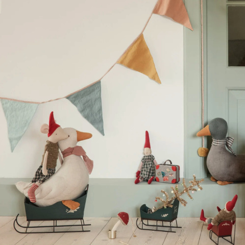 Maileg Metalowa walizka podróżna Travel - Akcesoria dla lalek