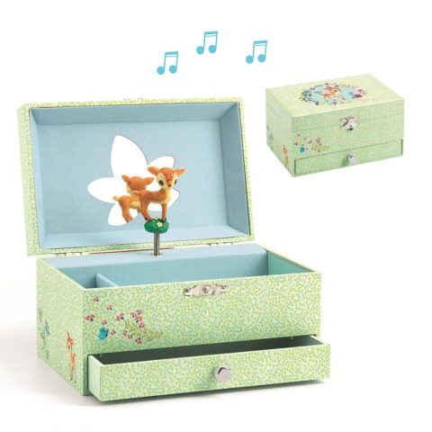 Djeco Szkatułka z pozytywką JELONEK DJ06598