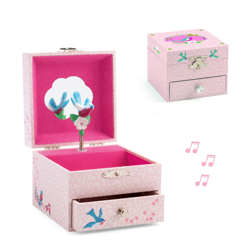 Djeco Szkatułka z pozytywką SŁOWIK DJ06594