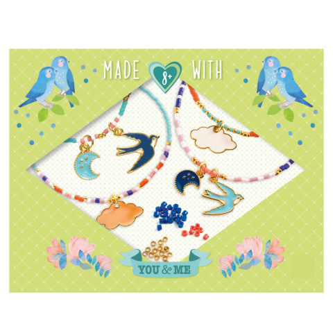 Djeco Zestaw do tworzenia bransoletek przyjaźni  NIEBO