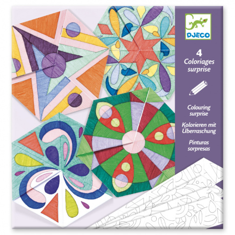 Kolorowanka MANDALE ROZETY DJ09656