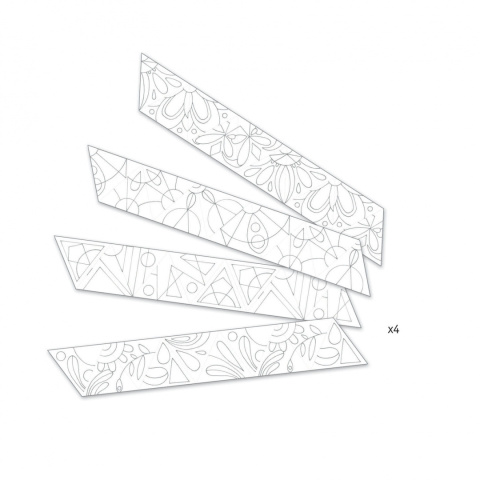 Kolorowanka MANDALE ROZETY DJ09656