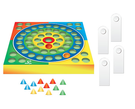 Kukuryku Gra SKACZĄCE CZAPECZKI | wiek 4+