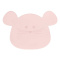 Lassig Silikonowa mata podkładka Little Chums Mysz różowa