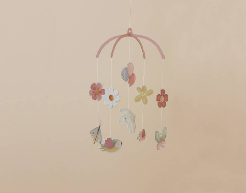 Little Dutch Dekoracyjny mobil kartonowy Flowers & Butterflies FSC LD4769