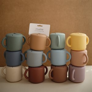 Mushie Kubek niewysypek na przekąski SNACK CUP Soft Lilac