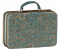 Maileg Metalowa walizka Blossom - Niebieska - Akcesoria dla lalek