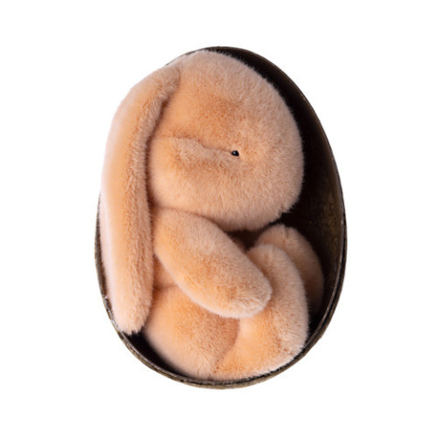 MAILEG Pomarańczowy króliczek w jajku - Bunny plush in egg