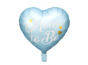 Balon foliowy Mom to Be 35cm niebieski