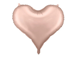 Balon foliowy Serce 75x64,5cm różowe złoto