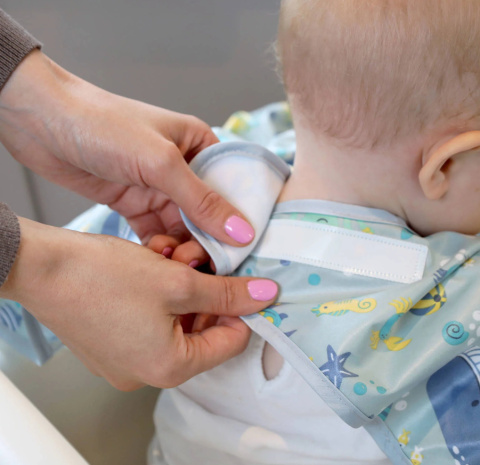 Bibado Wodoodporny śliniak BLW z długim rękawem OCEAN OF FUN