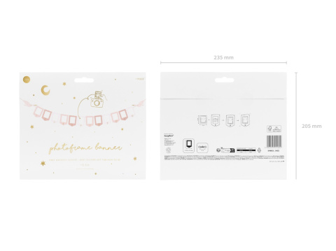 Girlanda na zdjęcia Bocian 10.5x15cm