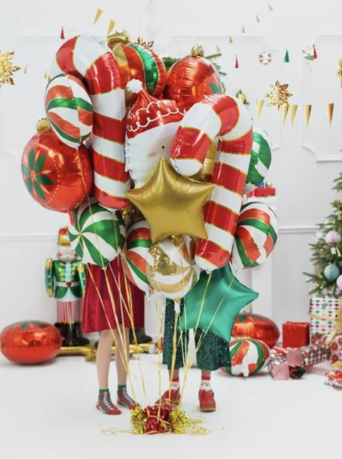 Balon Duży foliowy Cukrowa laska 50x82cm