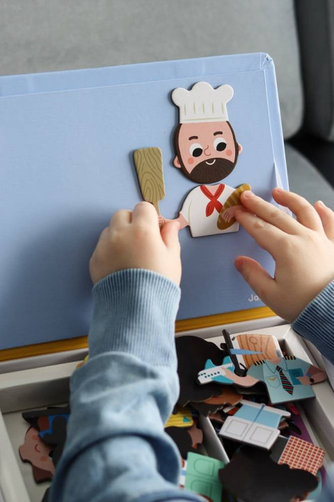 Janod Magnetyczna układanka Zawody Magnetibook