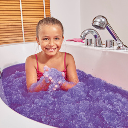 Zimpli Kids Magiczny proszek do kąpieli, Gelli Baff Glitter, fioletowy i błękitny, 4 użycia, 3+