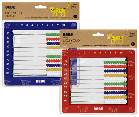Liczydło plastikowe z podstawką BB Kids