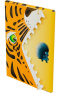 Teczka A4 z gumką szczęka Tygrys