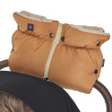 ZAFFIRO Dwuczęściowe Mufki 2w1 do wózka WEŁNA premium - VANILLA Cozy