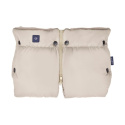 ZAFFIRO Dwuczęściowe Mufki 2w1 do wózka WEŁNA premium - VANILLA Cozy