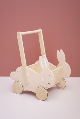 Trixie Mrs. Rabbit Drewniany wózek pchany
