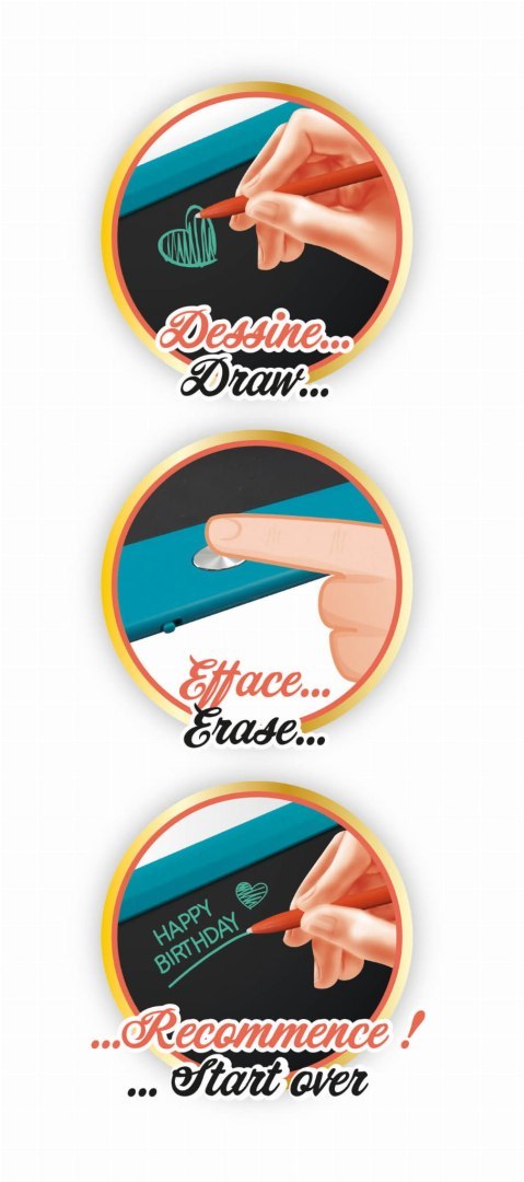 BUKI Tablet XL do rysowania i zabawy TD002