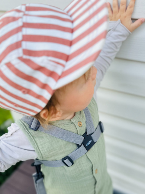 Zaffiro Szelki do wózka i nauki chodzenia - czarne