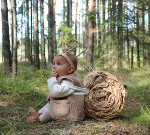 Zaffiro Kamizelka 100% wełna - Baranek Beige