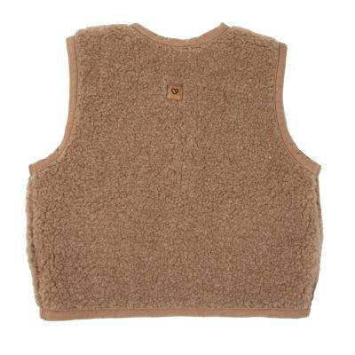 Zaffiro Kamizelka 100% wełna - Baranek Brown