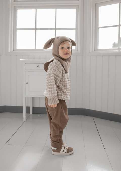 HUTTELiHUT Czapka Kominiarka Wełna Merino BUNBUN | Camel Melange HUTTELiHUT Czapka Kominiarka Wełna Merino BUNBUN | Camel Melange
