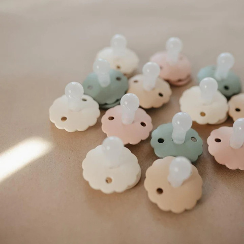 Smoczek FRIGG 0-6m Daisy Silikon Powder Blue - Rozmiar 1