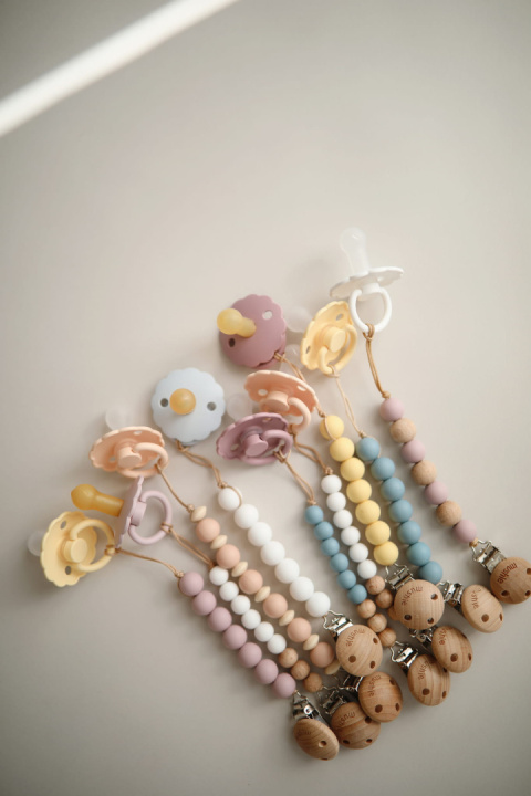 Smoczek FRIGG 0-6m Daisy Silikon Powder Blue - Rozmiar 1