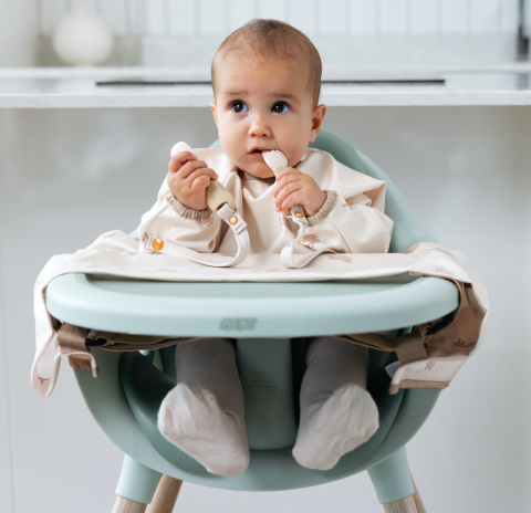 Bibado Łyżeczka i widelec z możliwością doczepienia do śliniaka Fawn