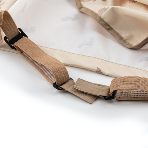 Bibado Wodoodporny śliniak z długim rękawem BLW Happy Hares