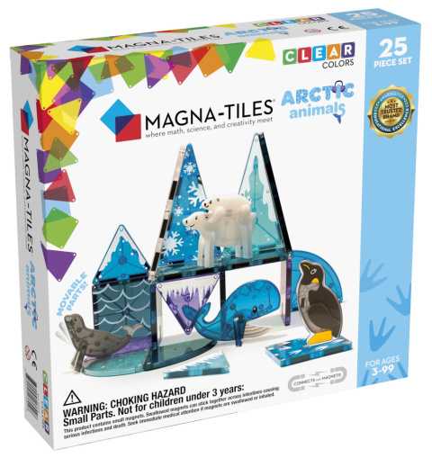 MAGNA-TILES Klocki Magnetyczne Arctic Animals 25 el.