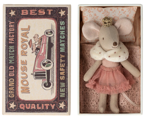 Maileg Myszka królewna w pudełku - Rodzina Królewska