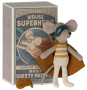 Maileg Myszka Superbohater w pudełku zapałek - Super hero