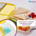 B.Box Duży Lunchbox śniadaniówka do szkoły | Flamingo Fizz