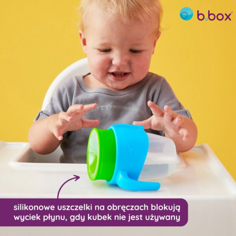 b.box Kubek 360 do nauki picia dla dzieci – kubek treningowy niekapek | lilac pop