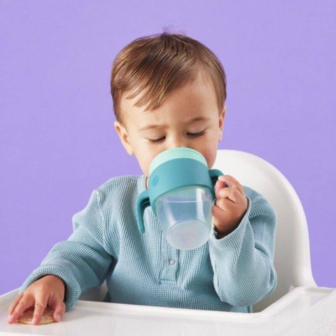 b.box Kubek 360 do nauki picia dla dzieci – kubek treningowy niekapek | emerald forest