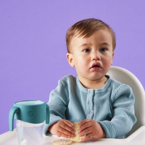 b.box Kubek 360 do nauki picia dla dzieci – kubek treningowy niekapek | emerald forest