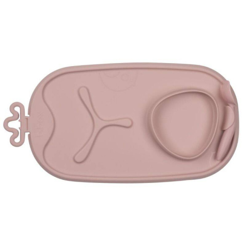 b.box ROLL+GO Zwijana mata BLW do jedzenia dla dzieci | RÓŻ