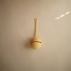 Mushie Etui na Smoczek Kula Ball - Pale Daffodil (Sunshine)